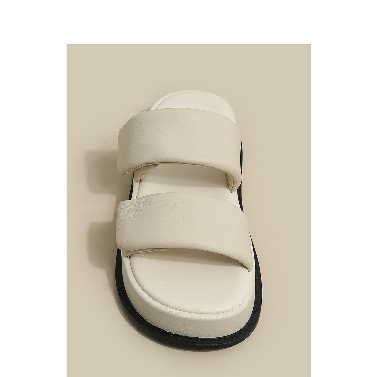 Women's New Thick-soled Velcro Outer Wear Niche Sandals