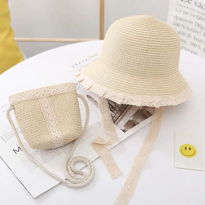 Women's Japanese Lace Fisherman Hat With Lace Straps