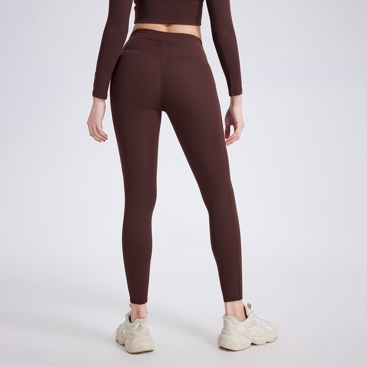 No Embarrassment Line High Waist Pleated Pocket Cloud Feeling Yoga Pants