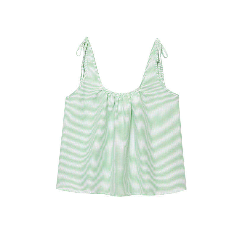 Summer New Polka-dot Loose-fitting Sling Top