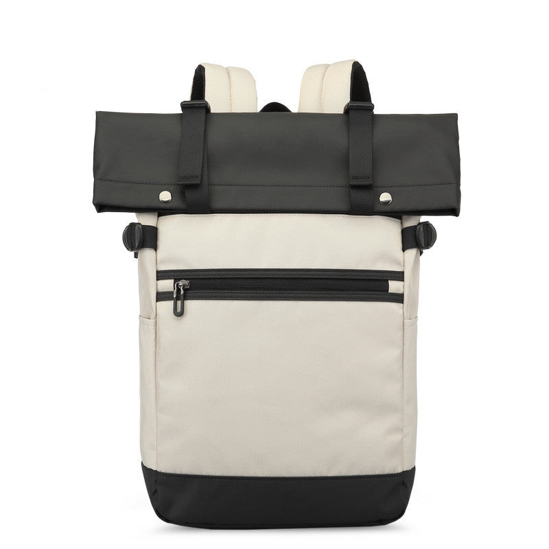 Men's New Double Shoulder Computer Bag Street Trend