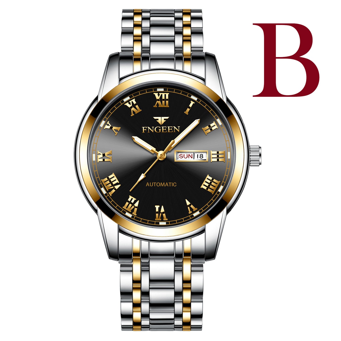Stainless Steel Band Luminous Quartz Student Fashion Trend Men's Watch