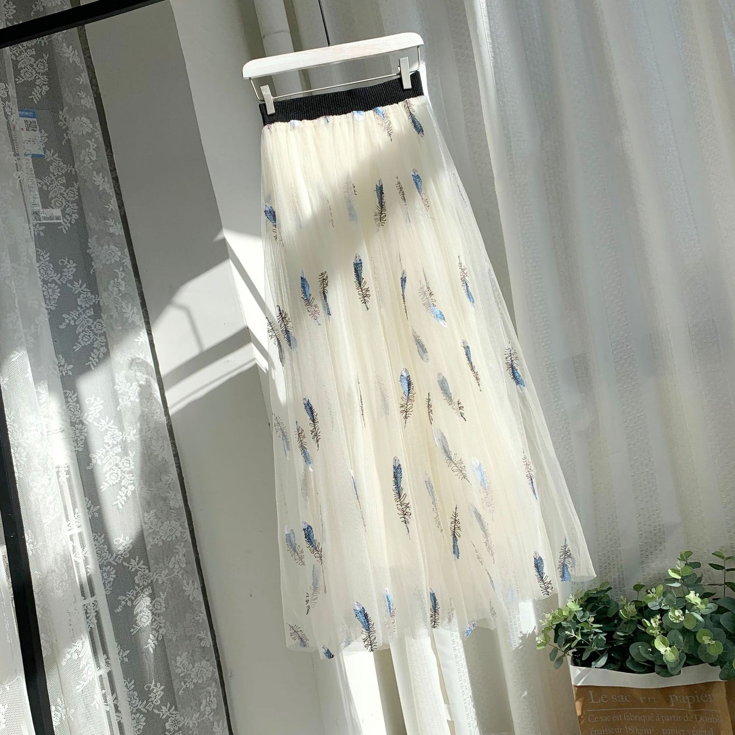 Women's Midi Organza Skirt Fairy Dress