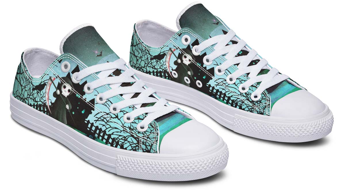 Fashion Print Couple Low-Top Canvas Shoes