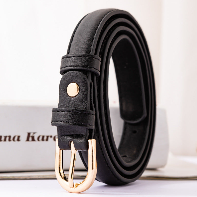 Pin Buckle Women's Student Decoration Skirt Shirt Jeans Strap
