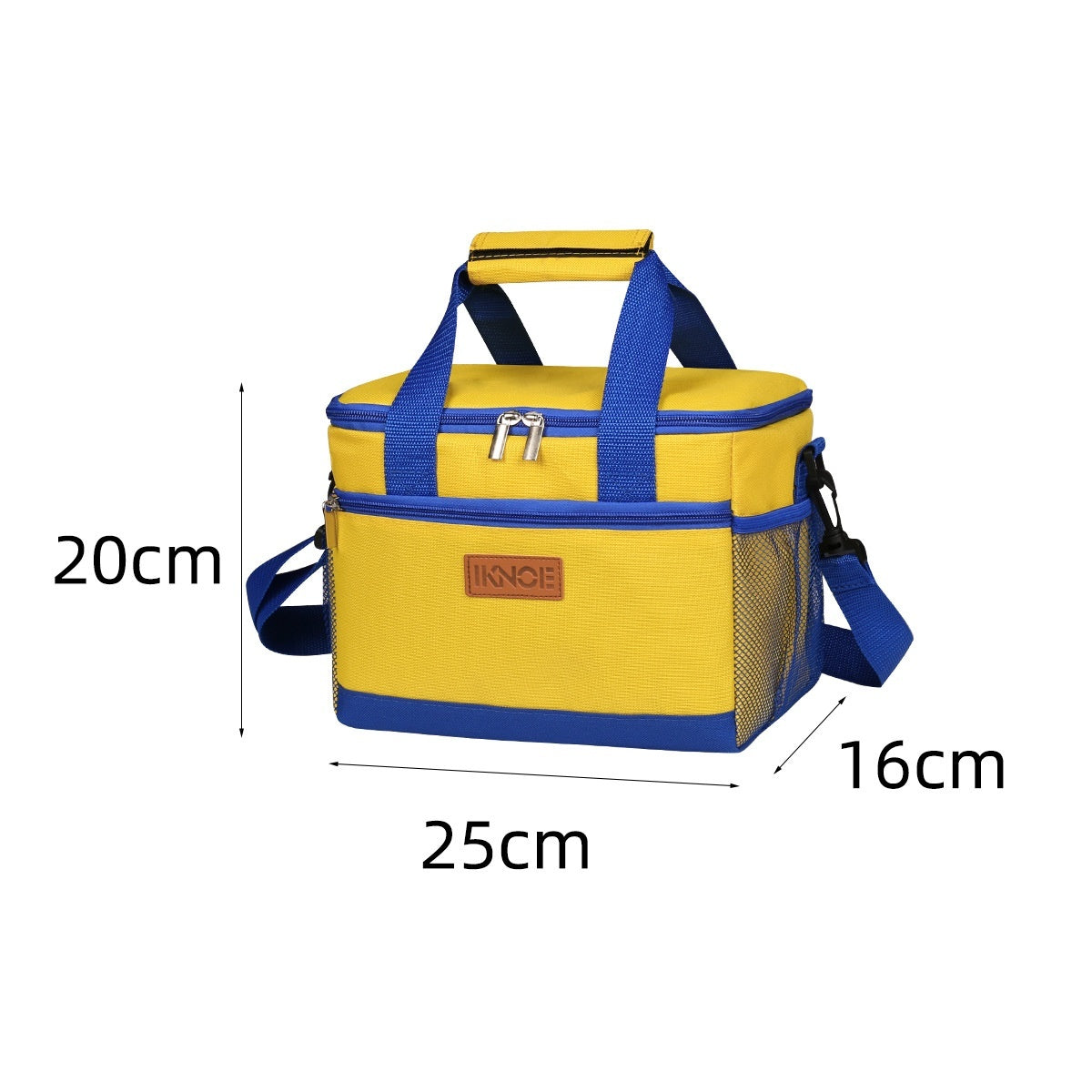 Portable Outdoor Insulated Tote Bag Foldable Made From Thickened Oxford Fabric With Leak Proof Insulation