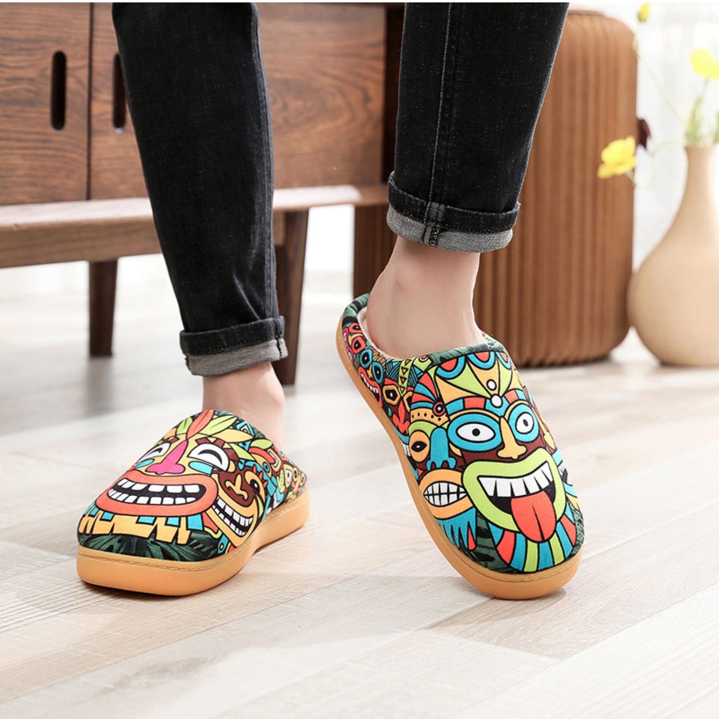 Cotton Slippers Warm And Antiskid Large