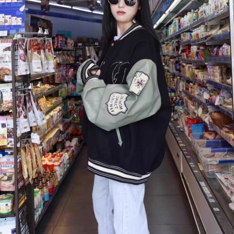 Men's And Women's Loose Minority Design Coat