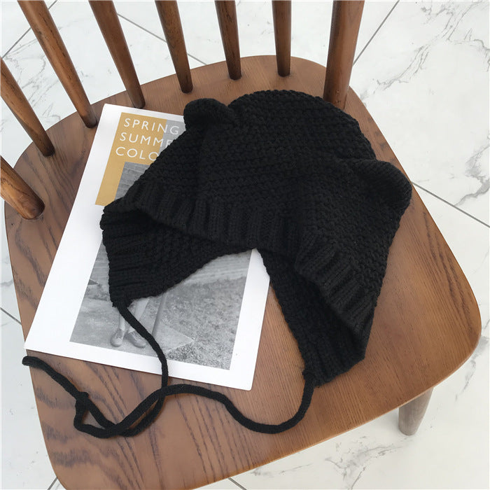 Hat Women's Sweet And Cute Cat Ears Woolen Yarn