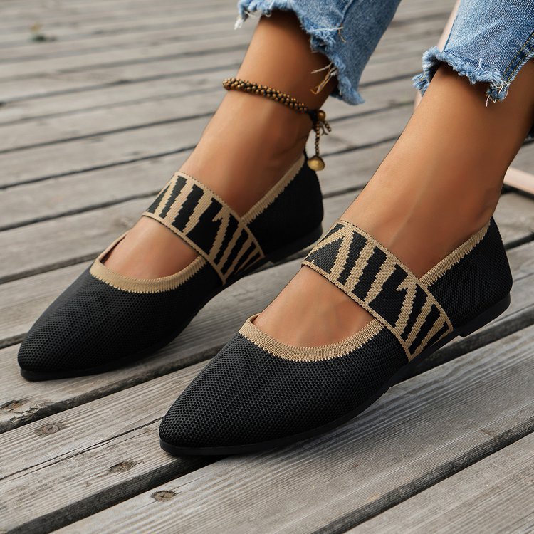 Nye vævede loafers med spids tå og lav udskæring der matcher alt