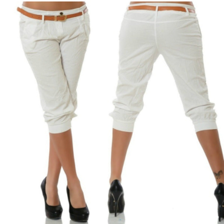 Women's Casual Cropped Pants