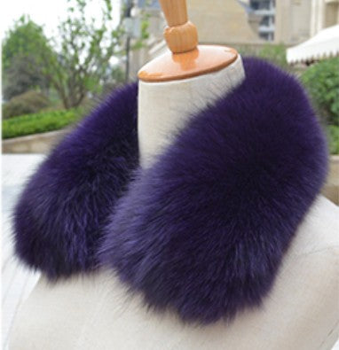 Fox Fur Collar Real Hairy Raccoon Fur