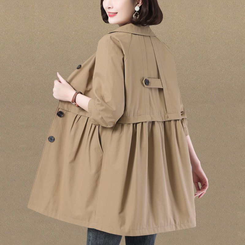 Waist Slimming Little Trench Coat Women