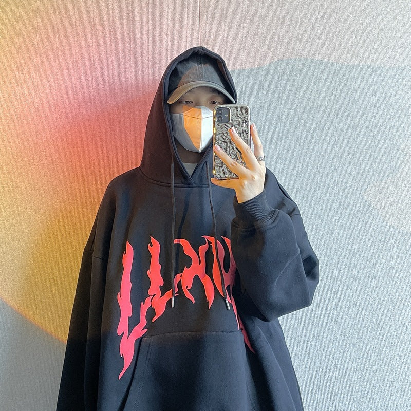 Long Sleeve Men's Loose Casual Hoodie Tide