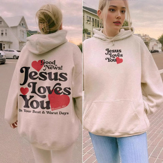 Women's Drop-shoulder Sleeve Thread Sweater Hoodie