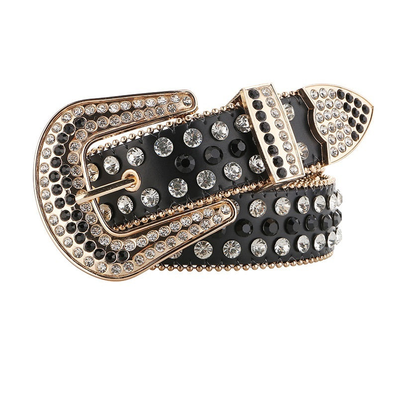 Fashion Commuter Women's Rhinestone Fashion Belt