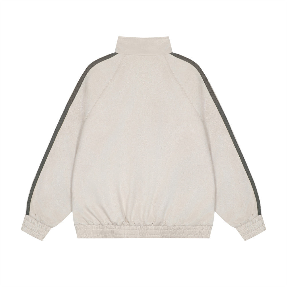 Fashion Striped Casual Sports Jacket Men