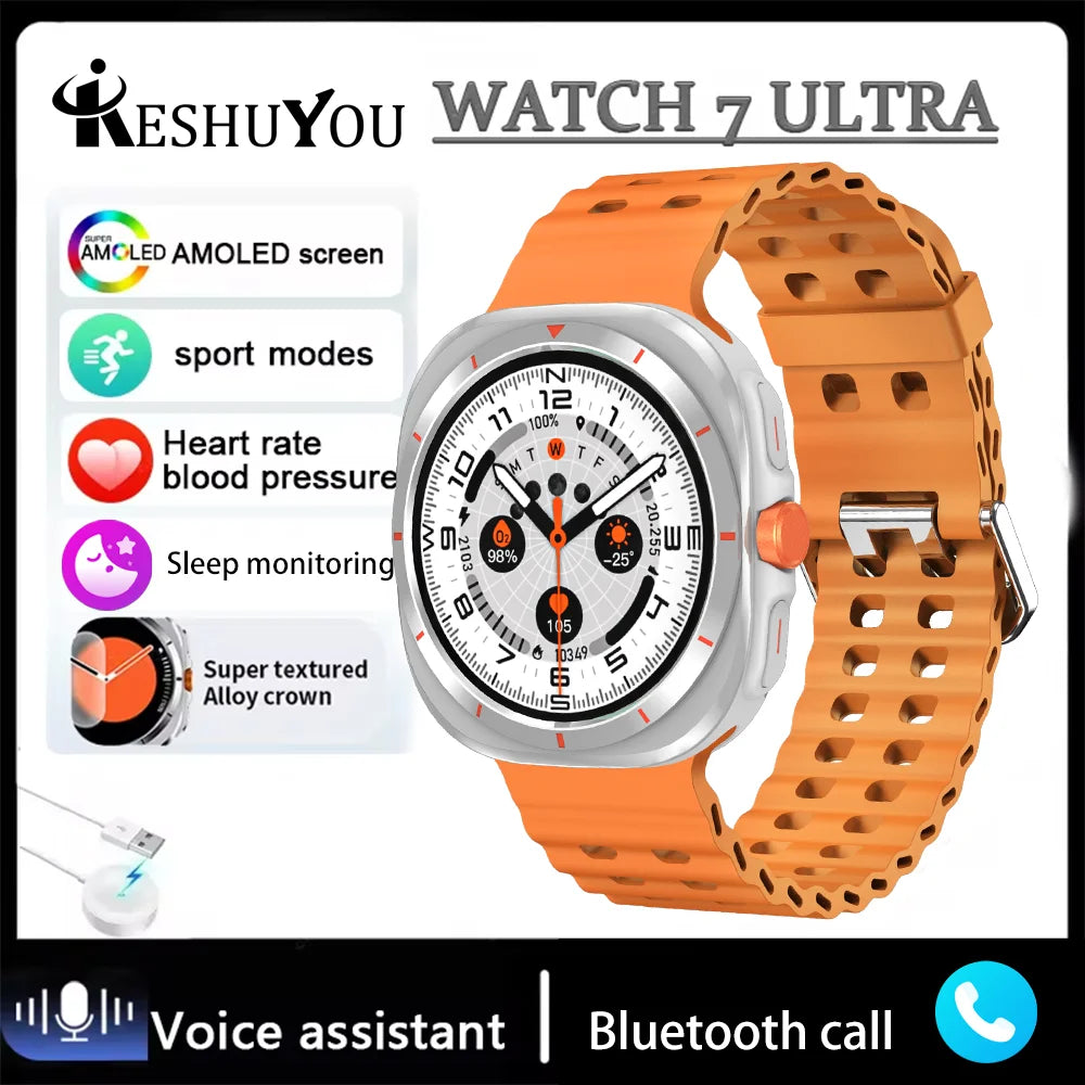 New Smart Watch Classic Men Women Smart Watch HD AMOLED Voice Call Gesture Answer Customized Dial Sports Smart Watch