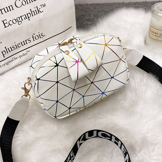 Printed Wide Shoulder Girl Cosmetic Bag
