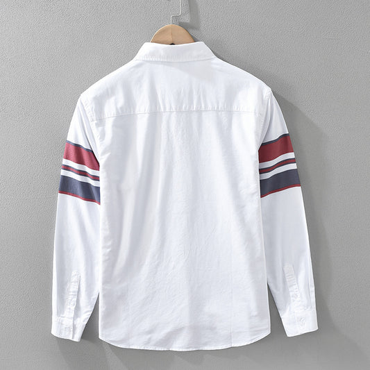 Mens Stylish Casual Versatile And Relaxed-fit Artistic Top