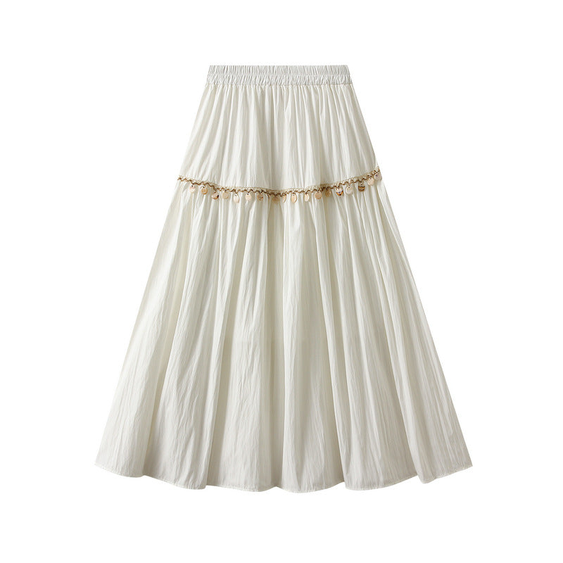 Bohemian Vacation Style Embroidered Skirt