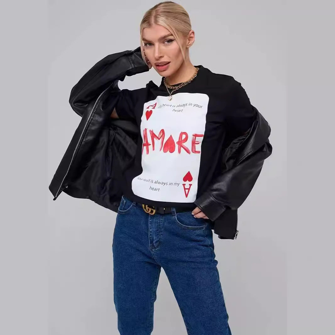 Dame Moderigtig American-style All-match Top