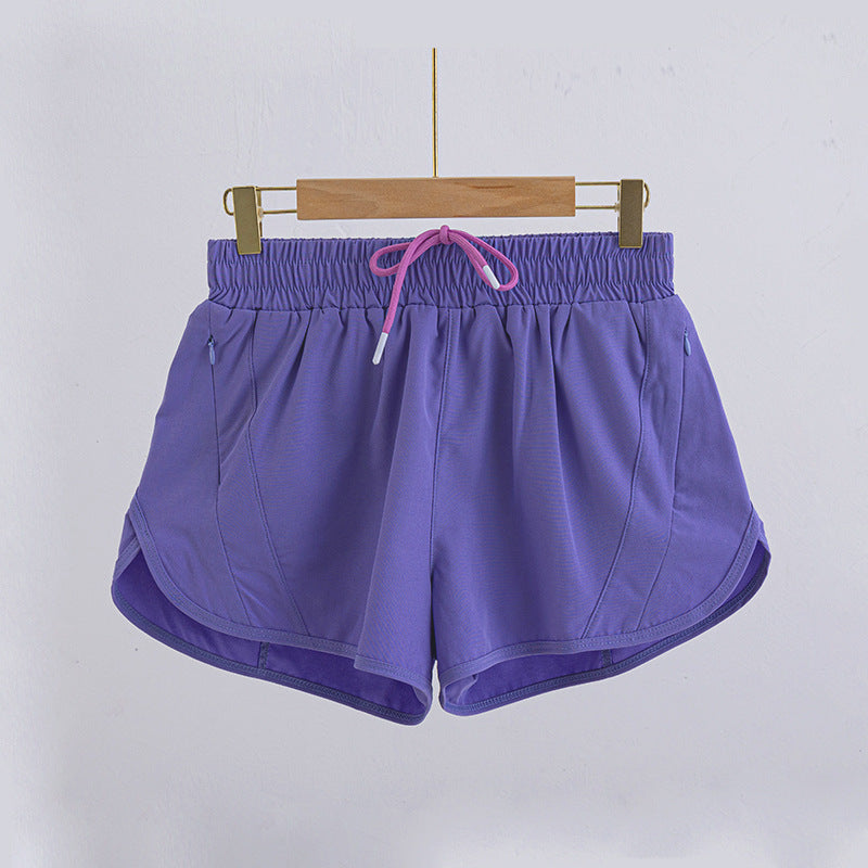 Yoga Sports Pants Fake Two-piece Mesh