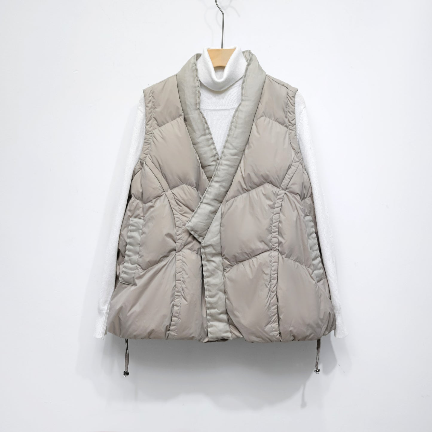 Down Solid Color Stand-collar Vest Women's Down Jacket 90