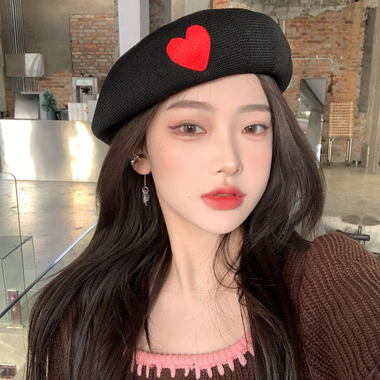Women's Fashion Personality Love Breathable Beret