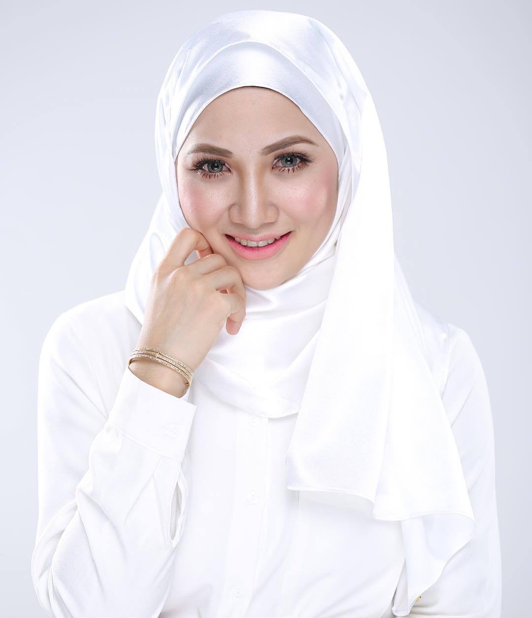 Solid Color Casual Malay Scarf Satin Shawl