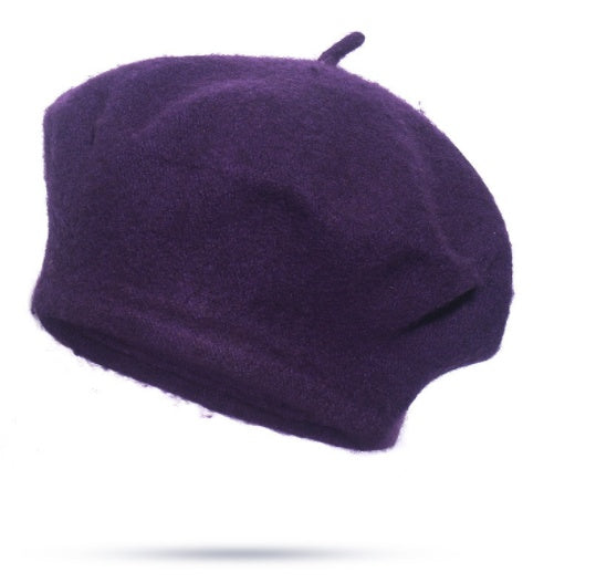 Wool Beret Vintage Woolen Painter Hat