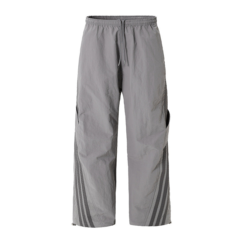 American Retro Casual Pants Quick-drying Ice Feeling Paratrooper Pants