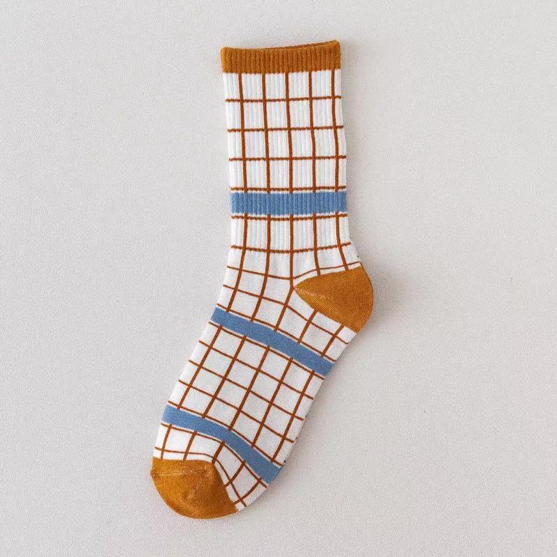 Women's Mid Tube Pure Cotton Fleece Socks