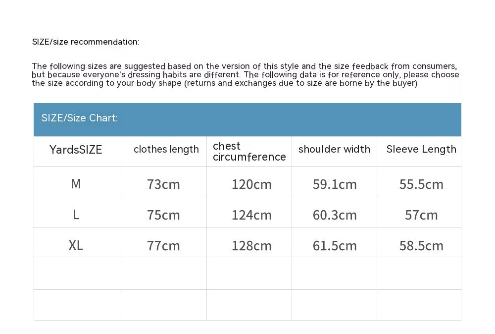 Men's Spring And Autumn Loose Shirt Letter Embroidery Casual Thin Lapels Coat