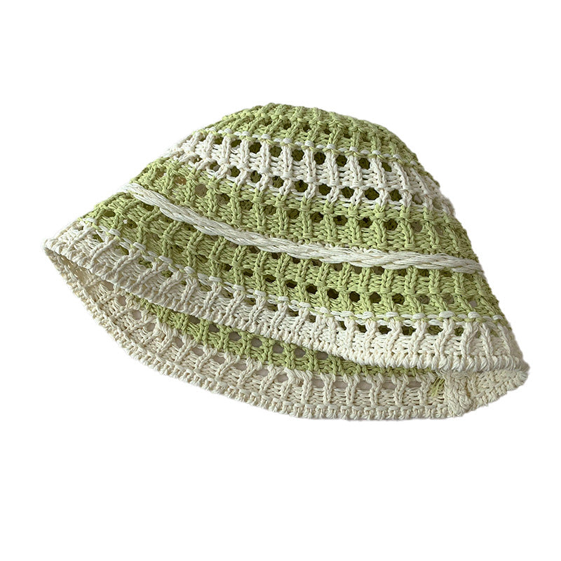 Summer Japanese Face-showing Little Wild Straw Hat Seaside