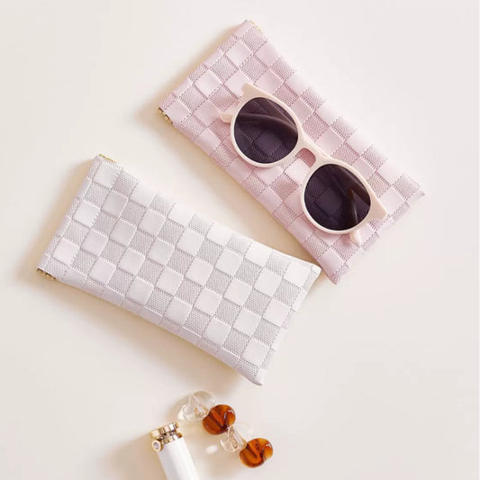 Leather Glasses Bag Automatic Closed Shrapnel Mouth