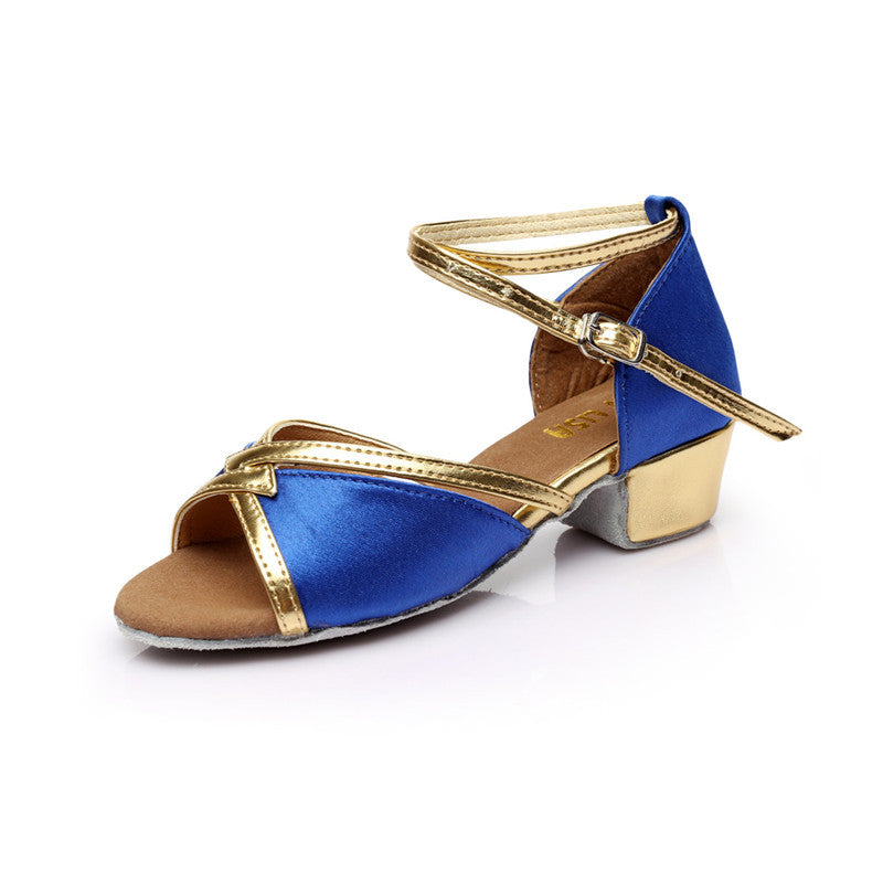 Children's National Standard Dance Low Heel Soft Sole Dancing Shoes
