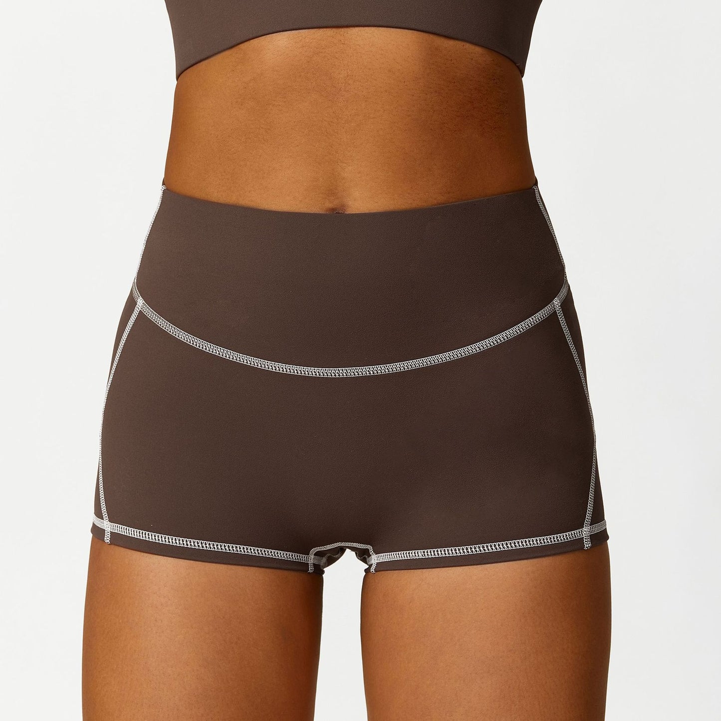 High Waist Hip Lift No Embarrassment Line Stretch Leggings Sports Back Shaping Bra