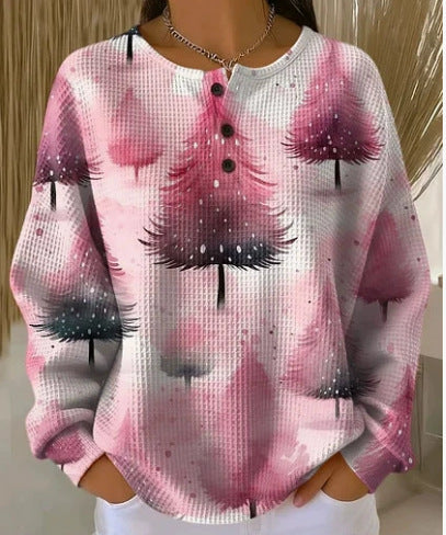 Dame Retro Afslappet Sweatshirt