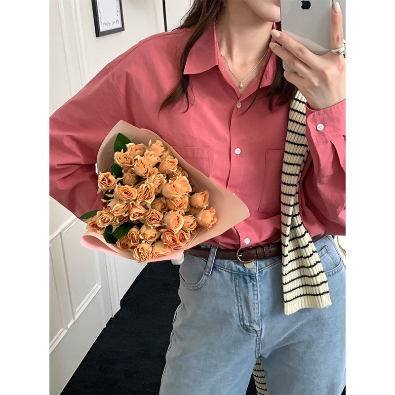 Fall Lightening Top Outerwear Long-Sleeve Shirt For Women