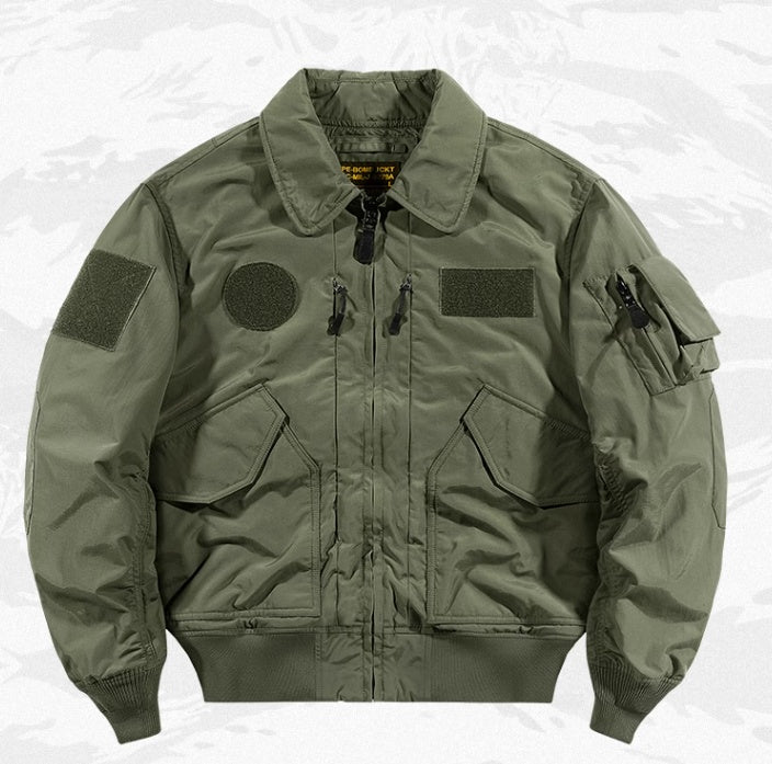 Multi Pocket Loose Fitting Fashion Jacket