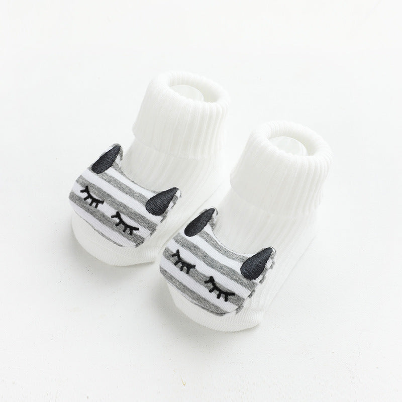Children's Boneless Loose Mouth Socks Cartoon Accessories Non-slip
