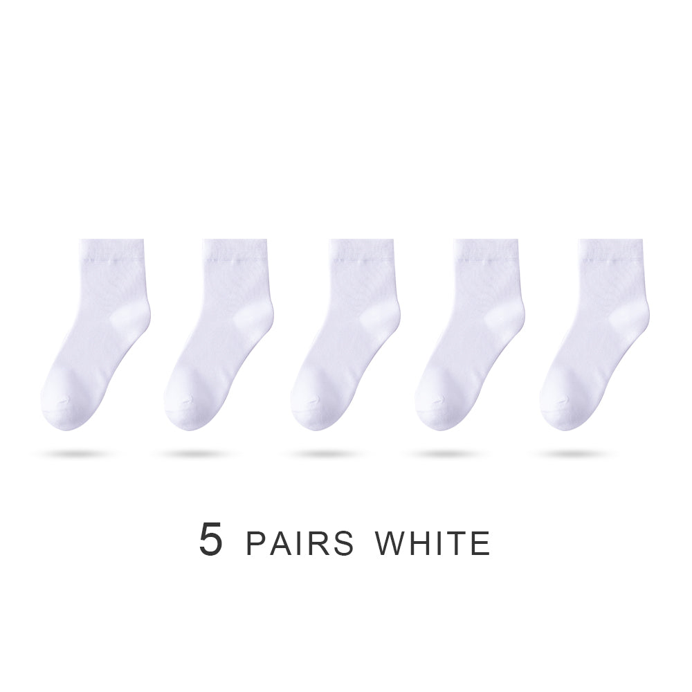 White Ladies Summer Thin Deodorant Sweat-absorbent Black Stockings