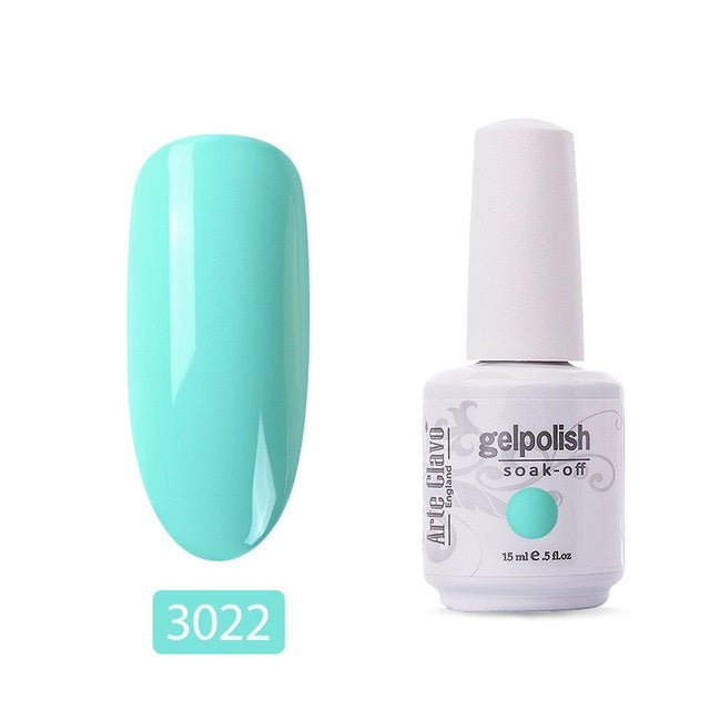 15ML Nail Gel Summer Series Colorful Soak Off UV