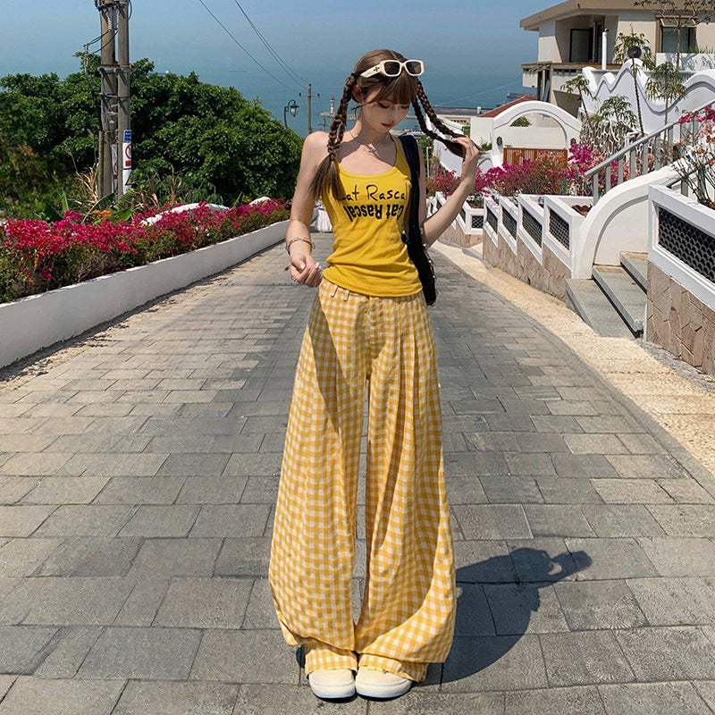Womens Relaxed Versatile Straight-leg Casual Pants