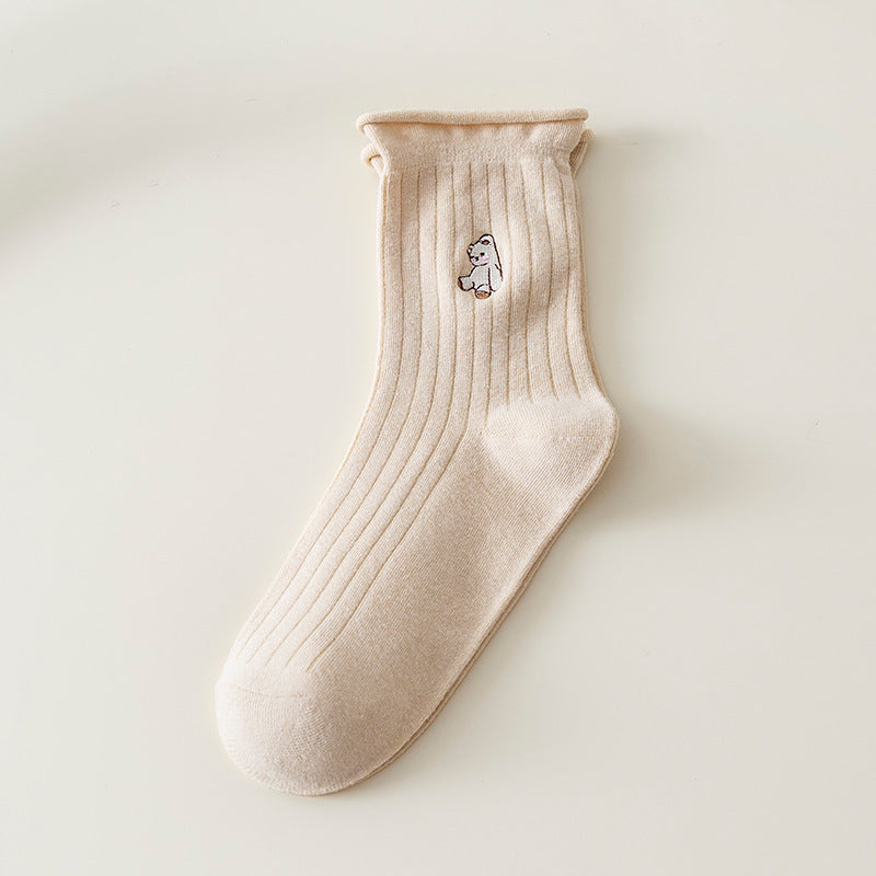 College Style Women's Stacked Socks
