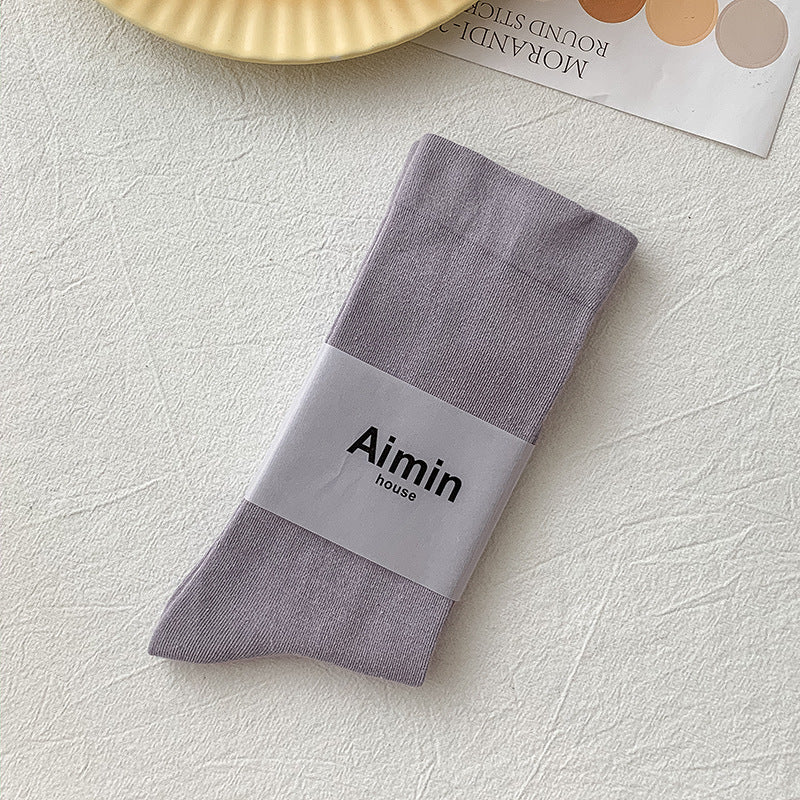 Korean Version Of Pure Cotton Ladies Socks