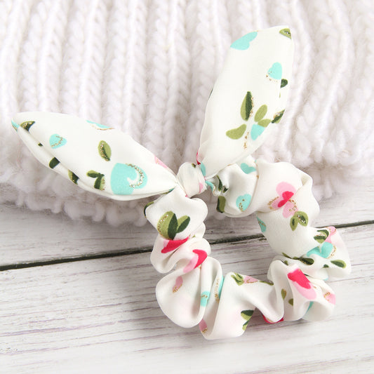 Phnom Penh Heart Shape Printed Rabbit Ears Headdress Hair Rope