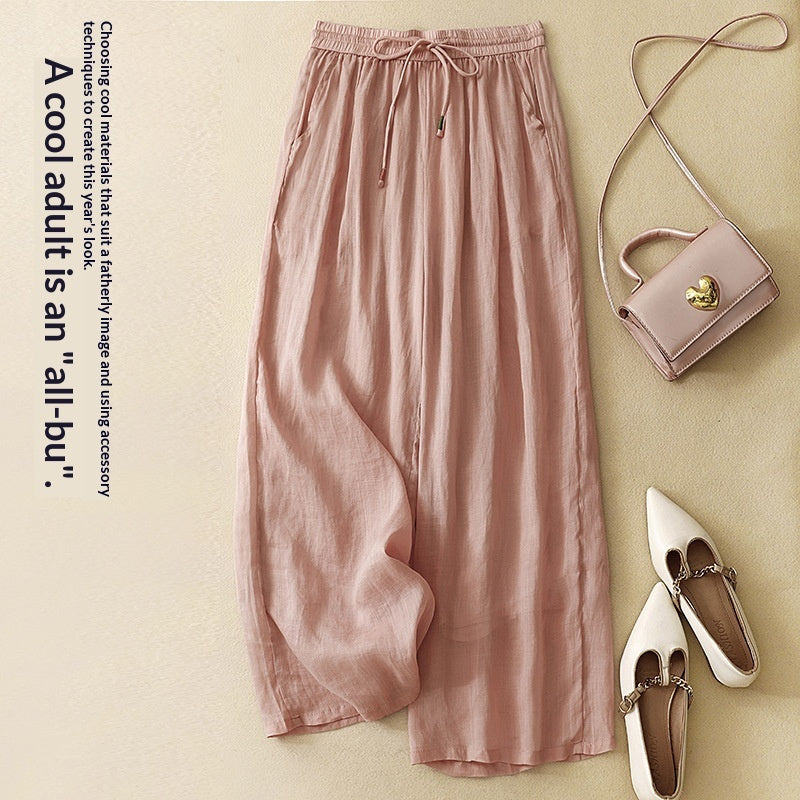 Stylish Trendy New Loose-fitting Minimalist Straight-leg Pants