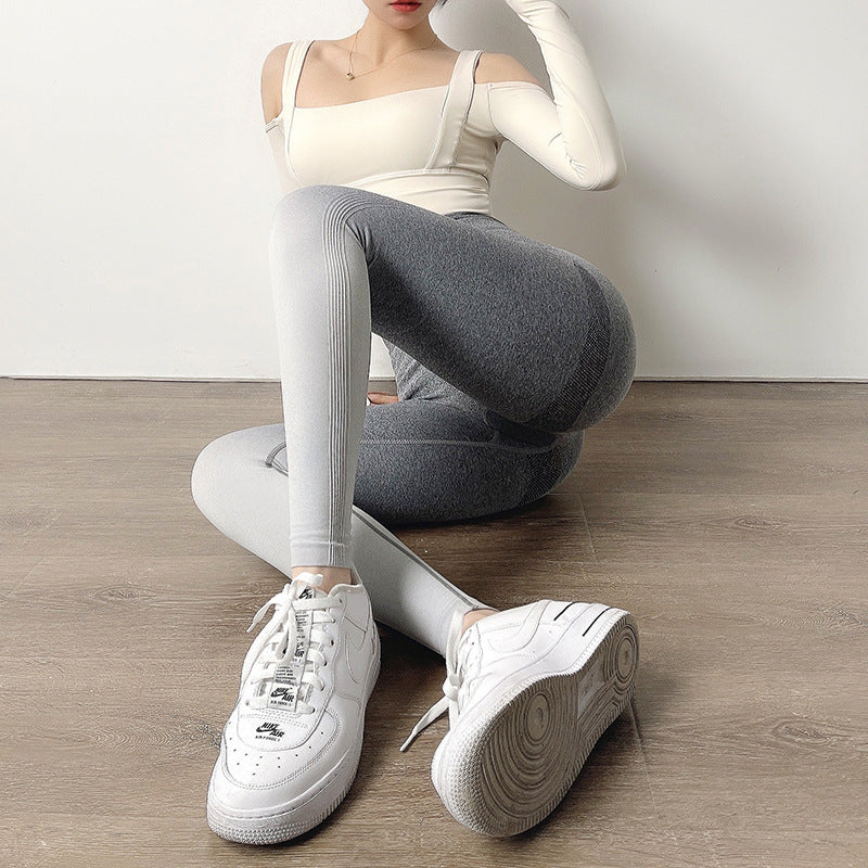 High Waist Running Fast Drying Fitness Pants For Girls